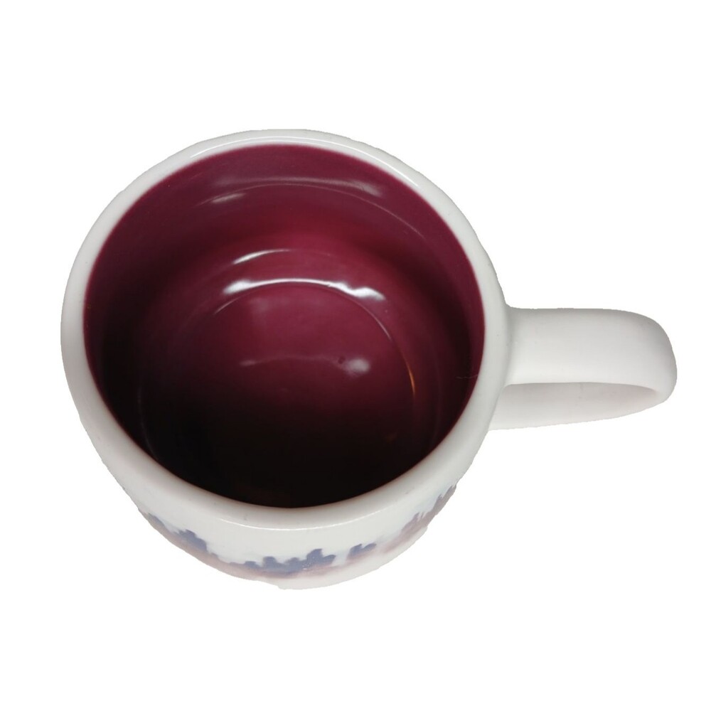 Cypress Home Coffee Mug Hand Crafted Artisan Series Purple Skyline Ceramic Mug - Picture 4 of 5